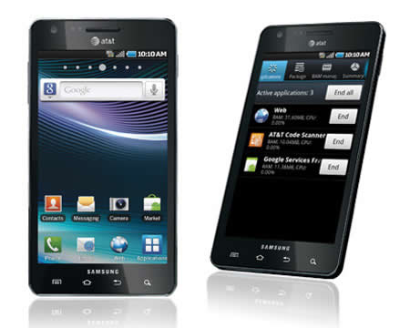 Samsung Infuse 4G. Ảnh: Samsung.